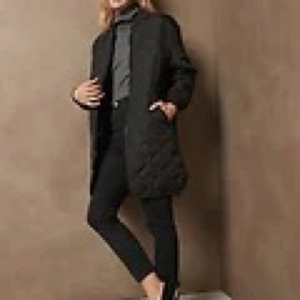 BRAND NEW Banana Republic Long Quilted Coat